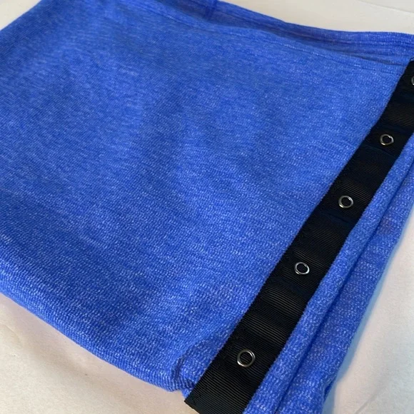 Lululemon Vinyasa scarf rulu mini check Pique heathered sprinkler Blue - Picture 3 of 10